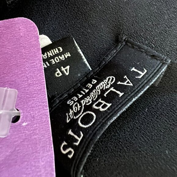 Talbots Petite Little Black Dress (4P) - Picture 10 of 11